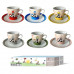 SET 6 TAZZINE CAFFE' SWEET HOME C/PIATTINO (3pz)